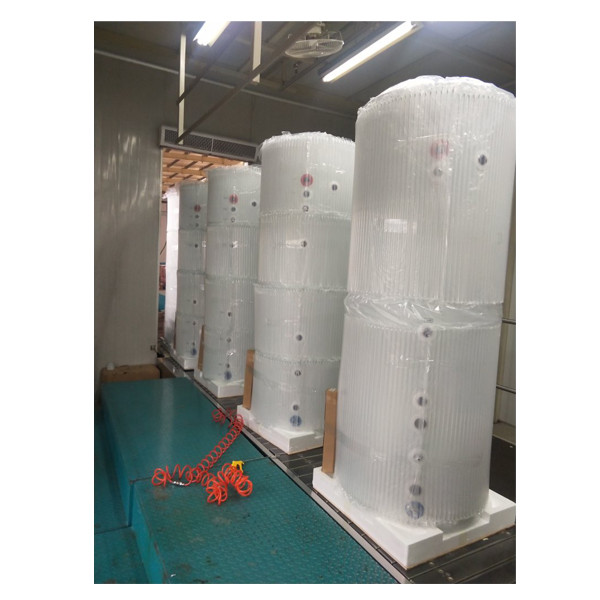 5000 10000 Litra SUS304 / 316 Rezervuarë me ujë të nxehtë Rezervuari për ruajtjen e ujit prej çeliku inox Çmimi 