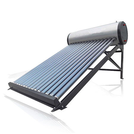 Sistemi i ngrohësit të ujit diellor me presion të përbërë përbëhet nga mbledhësi diellor me pllaka të sheshta, rezervuari vertikal për ruajtjen e ujit të nxehtë, stacioni i pompës dhe ena e zgjerimit