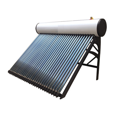 Kolektor diellor tub ngrohje tub vakum anti-ngrirje pa ujë me efikasitet të lartë ngrohës uji me ngrohje uji bakër termik diellor