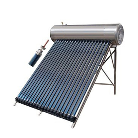 Ngrohës uji diellor me tub të nxehtësisë tub 200L (tip standard) me rezervuar uji SUS304 çelik inox